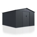 Metalen gereedschapsschuur / Tuinschuur / Berging XXL - Incl. Funderingsframe - Donkergrijs
