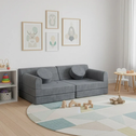 Kinderbank Kayo - Corduroy - Incl. Kussens - Lichtgroen