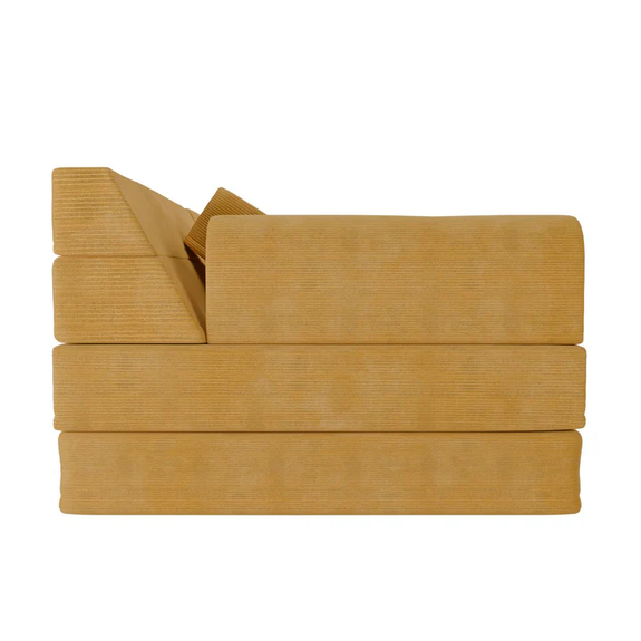 Kinderbank Kayo - Corduroy - Incl. Kussens - Geel - Afbeelding 4