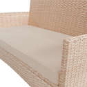 Tuinset / Loungeset Fort Myers - 4-delig - polyrotan - Crème / Zand