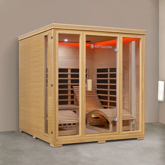 Infraroodcabine Billund - 170x190x 190 cm - Dubbele Technologie - 2 personen - Afbeelding 2