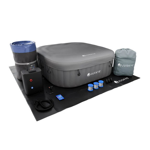 Opblaasbare whirlpool voor 4-6 personen met verwarming - Afbeelding 9