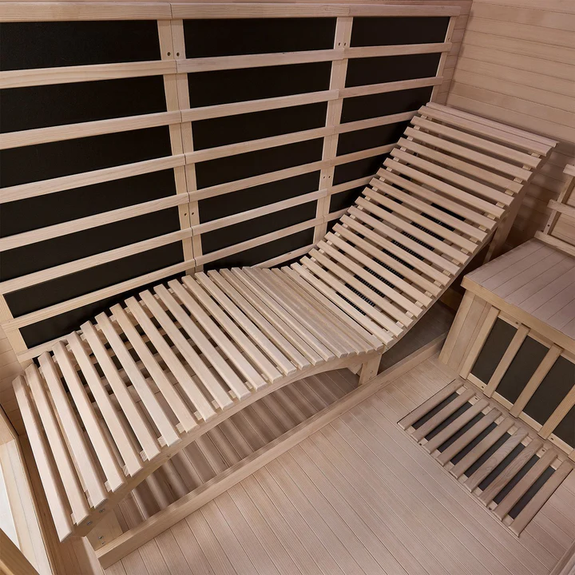 Infraroodcabine Kolding - 130x190x190 cm - Triplex Verwarmingssysteem - 2 personen - Afbeelding 11