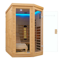 Infraroodcabine Kolding - 130x190x190 cm - Triplex Verwarmingssysteem - 2 personen