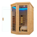 Infraroodcabine Esbjerg - 130x190x190cm - Triplex Verwarmingssysteem - 2 personen