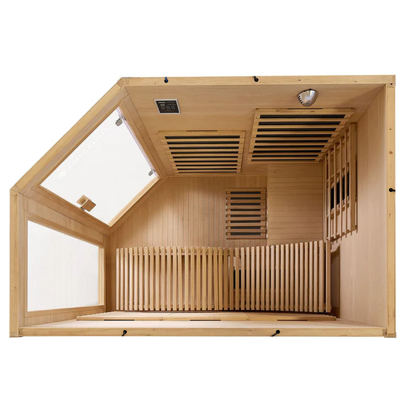 Infraroodcabine Esbjerg - 130x190x190cm - Triplex Verwarmingssysteem - 2 personen - Afbeelding 14