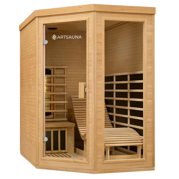 Infraroodcabine Esbjerg - 130x190x190cm - Triplex Verwarmingssysteem - 2 personen - Afbeelding 13
