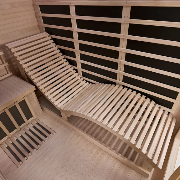 Infraroodcabine Esbjerg - 130x190x190cm - Triplex Verwarmingssysteem - 2 personen - Afbeelding 9