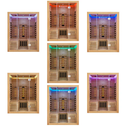 Infraroodcabine / Infraroodsauna Helsinki 150 - 2-3 Personen - 150x150x190 cm