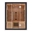 Infraroodcabine Helsinki - 150x150x190cm - Dubbele Technologie - 2 tot 3 personen - Zwart