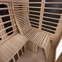 Infraroodcabine Aalborg - 120x120x190 cm - Dubbele Technologie - 2 personen