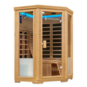 Infraroodcabine Aalborg - 120x120x190 cm - Dubbele Technologie - 2 personen