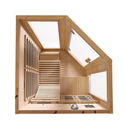 Infraroodcabine Aalborg - 120x120x190 cm - Dubbele Technologie - 2 personen