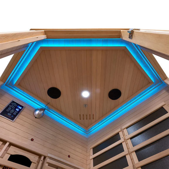 Infraroodcabine Aalborg - 120x120x190 cm - Dubbele Technologie - 2 personen - Afbeelding 13