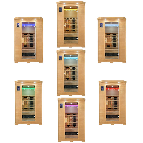 Infraroodcabine Oslo - Triplexverwarming - 120x100x190 cm - 2 personen - Afbeelding 2