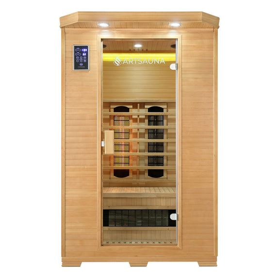Infraroodcabine / warmtecabine Oslo met triplex verwarmingssysteem & hemlockspar - Afbeelding 3