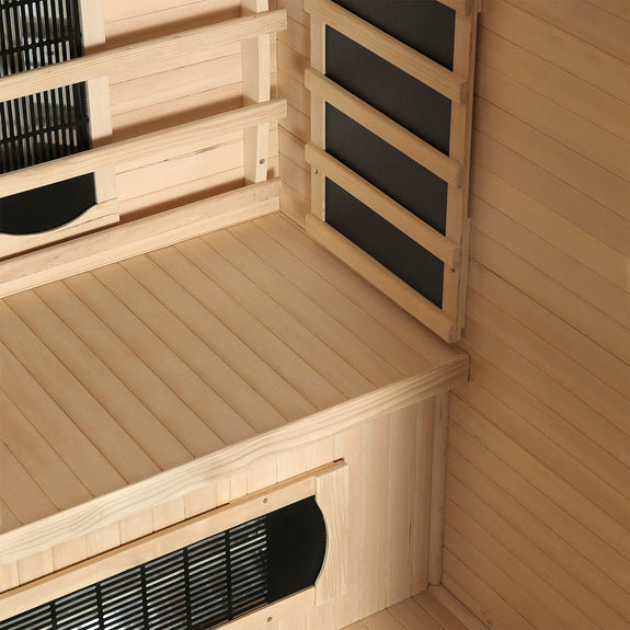 Infraroodcabine / warmtecabine Oslo met triplex verwarmingssysteem & hemlockspar - Afbeelding 10