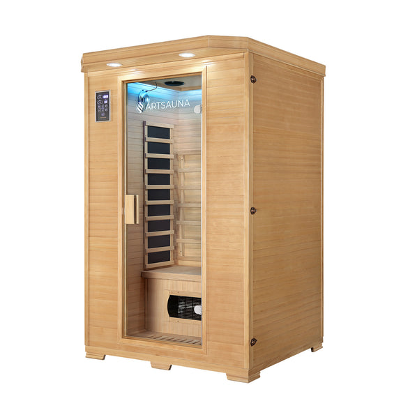 Infraroodcabine Oslo - Triplexverwarming - 120x100x190 cm - 2 personen - Afbeelding 3