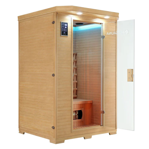 Infraroodcabine Oslo - 120x100x190 cm - Full-spectrumverwarming - 2 personen - Afbeelding 17