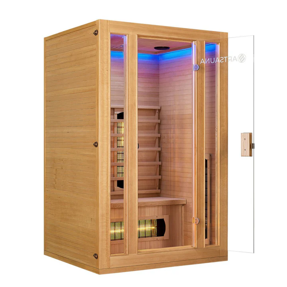 Infraroodcabine Nyborg S120V - 120x105x190cm - Dubbele technologie - 2 personen - Afbeelding 6