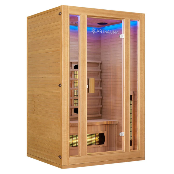Infraroodcabine Nyborg S120V - 120x105x190cm - Dubbele technologie - 2 personen - Afbeelding 5