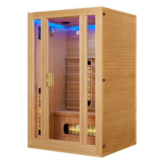 Infraroodcabine Nyborg S120V - 120x105x190cm - Dubbele technologie - 2 personen - Afbeelding 1