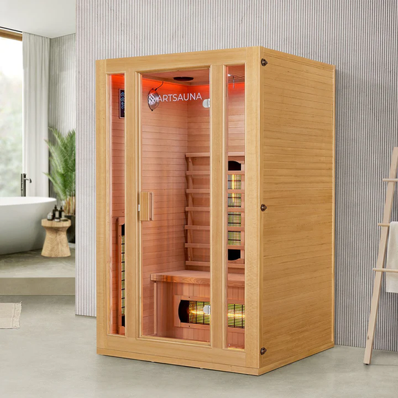 Infraroodcabine Nyborg S120V - 120x105x190cm - Dubbele technologie - 2 personen - Afbeelding 2