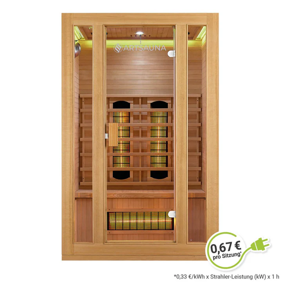 Infraroodcabine Nyborg S120V - 120x105x190cm - Dubbele technologie - 2 personen - Afbeelding 17