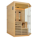 Infraroodcabine Kiruna - 150x150-200cm - Dubbele technologie - 3 personen