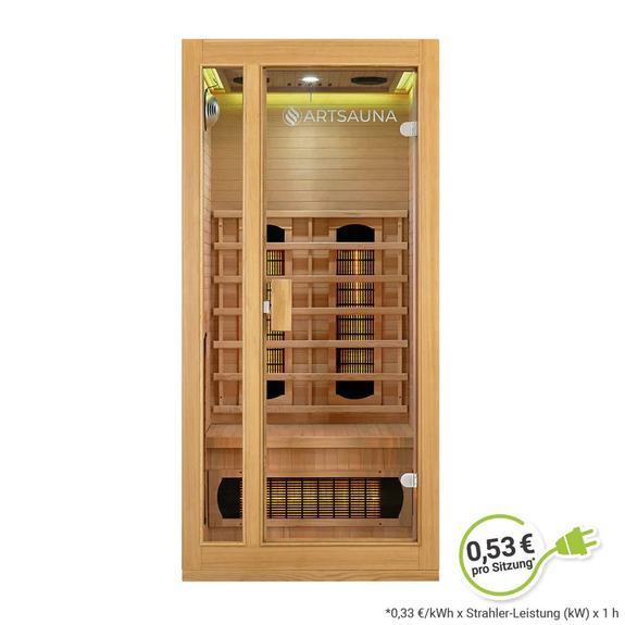 Infraroodcabine Nyborg S90V - 90x90x190 cm - Dubbele Technologie - 1 persoon - Afbeelding 19