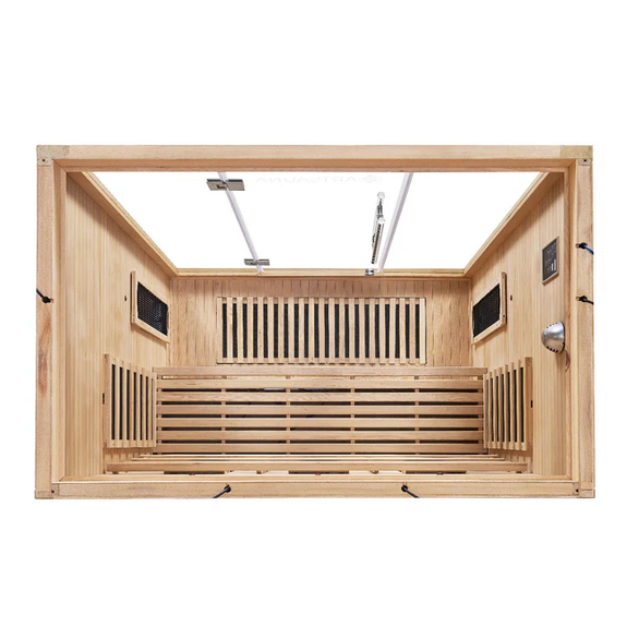 Infraroodcabine Kiruna 160 - 160x105-190cm - Dubbele Technologie - 3 personen - Afbeelding 5