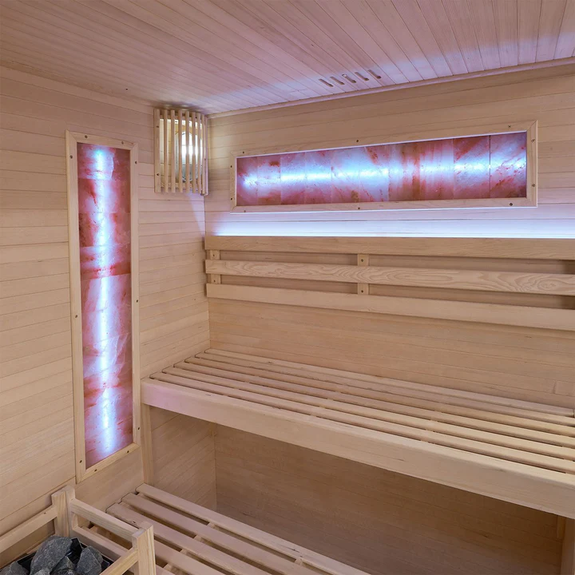 Traditionele Sauna Vantaa - 2-4 Personen - 150x140x190 cm - Afbeelding 9
