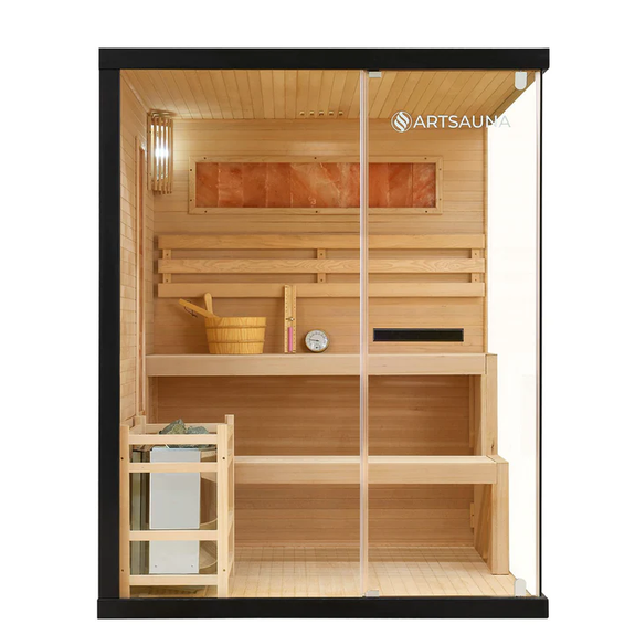 Traditionele Sauna Vantaa - 2-4 Personen - 150x140x190 cm - Afbeelding 8