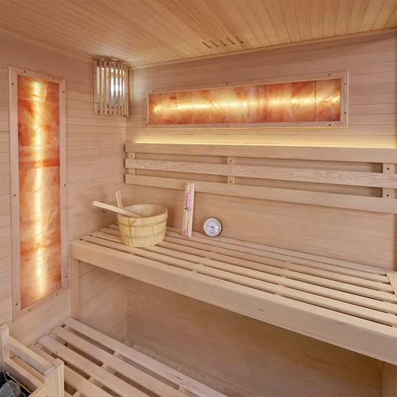 Traditionele Sauna Vantaa - 2-4 Personen - 150x140x190 cm - Afbeelding 5