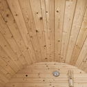 Barrelsauna Spitsbergen - Incl. saunakachel - Ø 190 cm - 3,6 - 8 kW - 2 tot 6 personen - 191x193x180 cm