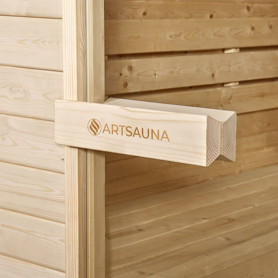 Barrelsauna Spitsbergen - Incl. saunakachel - Ø 190 cm - 3,6 - 8 kW - 2 tot 6 personen - Afbeelding 8