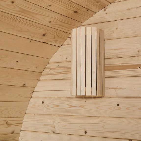Barrelsauna Spitsbergen - Incl. saunakachel - Ø 190 cm - 3,6 - 8 kW - 2 tot 6 personen - Afbeelding 7