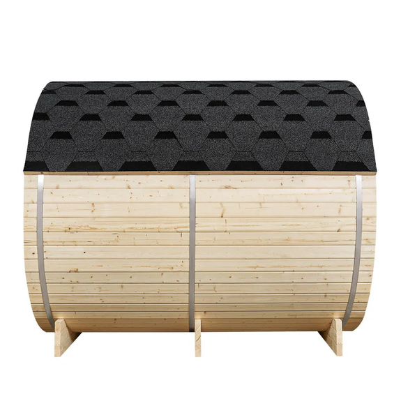 Barrelsauna Spitsbergen - Incl. saunakachel - Ø 190 cm - 3,6 - 8 kW - 2 tot 6 personen - Afbeelding 17