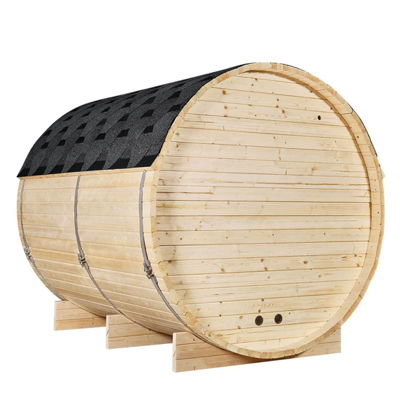 Barrelsauna Spitsbergen - Incl. saunakachel - Ø 190 cm - 3,6 - 8 kW - 2 tot 6 personen - Afbeelding 15