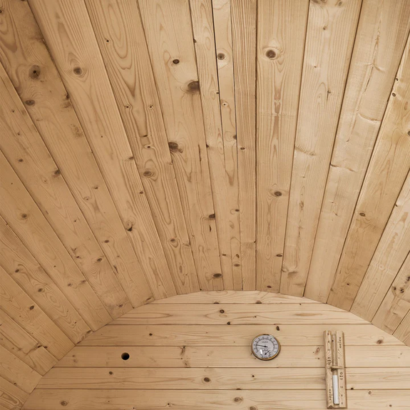 Barrelsauna Spitsbergen - Incl. saunakachel - Ø 190 cm - 3,6 - 8 kW - 2 tot 6 personen - Afbeelding 12