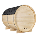 Barrelsauna Spitsbergen - Incl. Saunakachel - 2-6 Personen - 185x220x190 cm