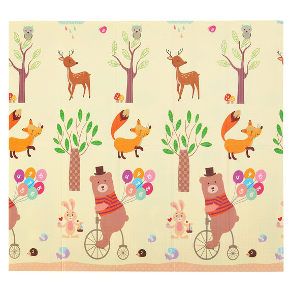 Kinder Speelmat / Speelkleed Jakob - 180 x 200 cm - Beige - Afbeelding 4