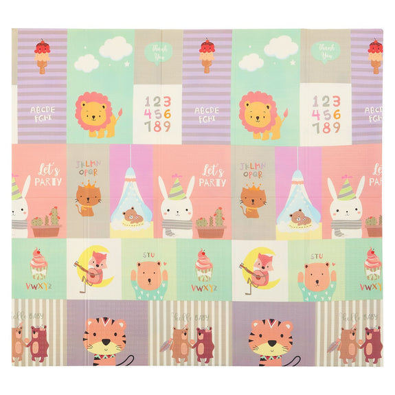 Kinder Speelmat / Speelkleed Lina - 180 x 200 cm - Wit - Afbeelding 4