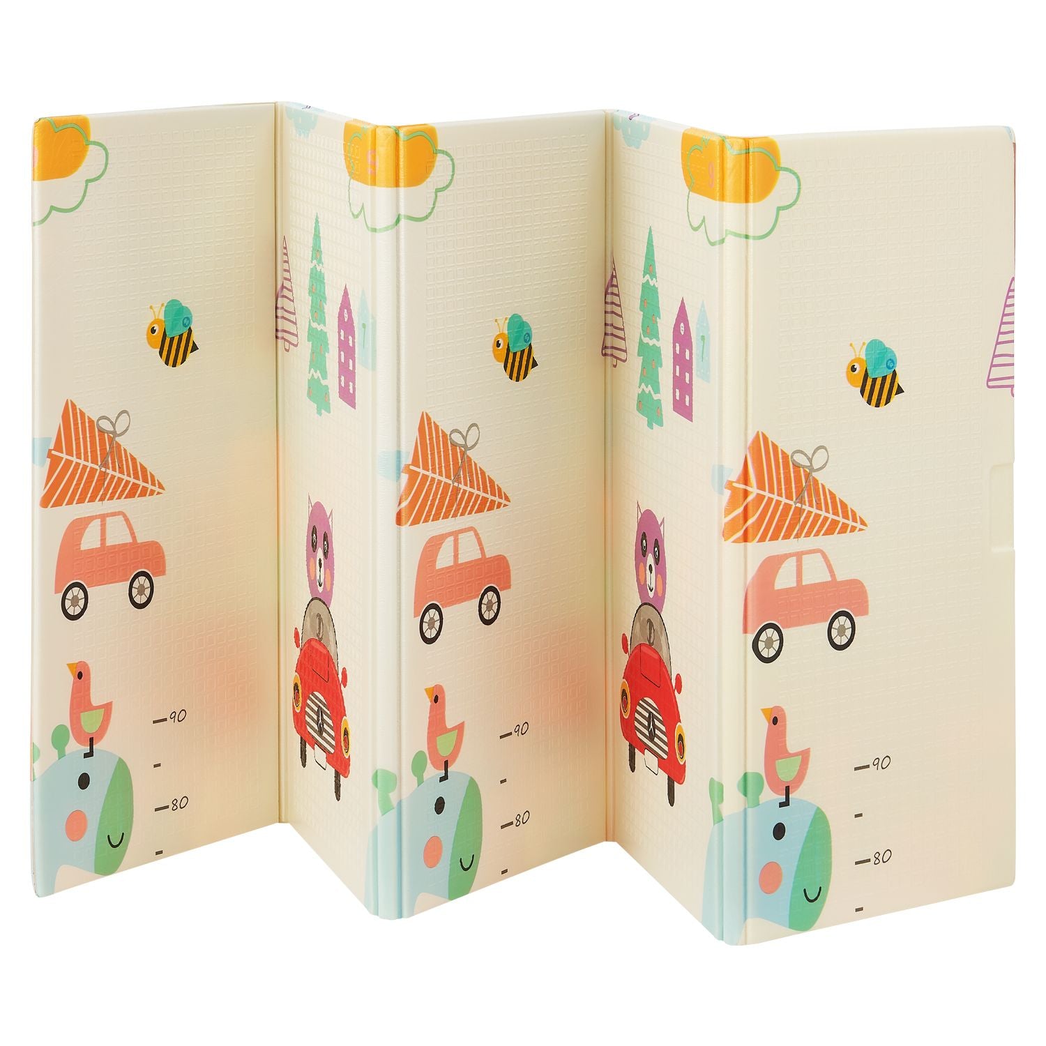 Kinder Speelmat / Speelkleed Lina - 180 x 200 cm - Wit