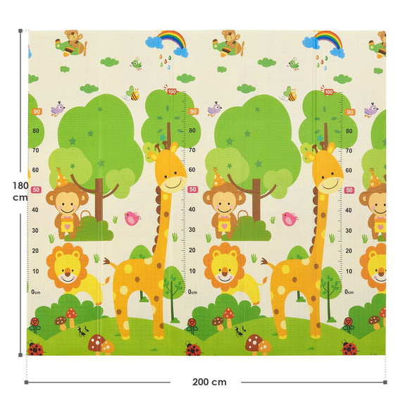Kinder Speelmat / Speelkleed Toni - 180 x 200 cm - Groen - Afbeelding 9