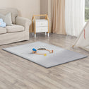 Fluweelzacht Speelkleed / Kinderkleed Maila - 180 x 120 cm - Grijs