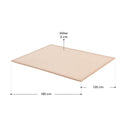 Fluweelzacht Speelkleed / Kinderkleed Maila - 180 x 120 cm - Beige