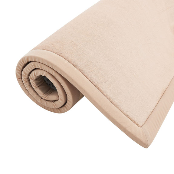 Fluweelzacht Speelkleed / Kinderkleed Maila - 220 x 180 cm - Beige - Afbeelding 6