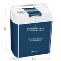 Elektronische Koelbox Noordpool - 24 Liter - Blauw - 12 V & 230 V Aansluiting
