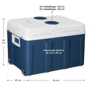 Elektronische Koelbox Noordpool - 40 Liter - Blauw - 12 V & 230 V Aansluiting
